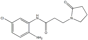 N-(2-amino-5-chlorophenyl)-3-(2-oxopyrrolidin-1-yl)propanamide Structure