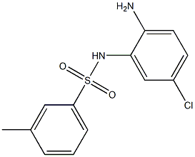 N-(2-amino-5-chlorophenyl)-3-methylbenzenesulfonamide 구조식 이미지