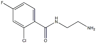 N-(2-aminoethyl)-2-chloro-4-fluorobenzamide 구조식 이미지