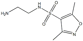 N-(2-aminoethyl)-3,5-dimethyl-1,2-oxazole-4-sulfonamide 구조식 이미지