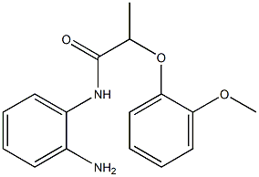 N-(2-aminophenyl)-2-(2-methoxyphenoxy)propanamide Structure