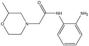 N-(2-aminophenyl)-2-(2-methylmorpholin-4-yl)acetamide 구조식 이미지