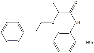 N-(2-aminophenyl)-2-(2-phenylethoxy)propanamide 구조식 이미지