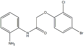 N-(2-aminophenyl)-2-(4-bromo-2-chlorophenoxy)acetamide Structure