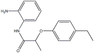 N-(2-aminophenyl)-2-(4-ethylphenoxy)propanamide 구조식 이미지