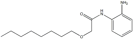 N-(2-aminophenyl)-2-(octyloxy)acetamide 구조식 이미지