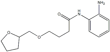 N-(2-aminophenyl)-4-(oxolan-2-ylmethoxy)butanamide Structure