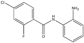 N-(2-aminophenyl)-4-chloro-2-fluorobenzamide 구조식 이미지
