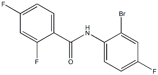 N-(2-bromo-4-fluorophenyl)-2,4-difluorobenzamide Structure