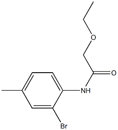 N-(2-bromo-4-methylphenyl)-2-ethoxyacetamide Structure