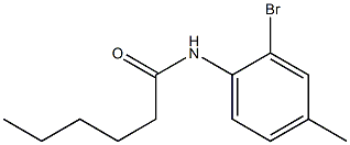 N-(2-bromo-4-methylphenyl)hexanamide 구조식 이미지