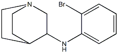 N-(2-bromophenyl)-1-azabicyclo[2.2.2]octan-3-amine Structure