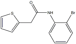 N-(2-bromophenyl)-2-thien-2-ylacetamide Structure