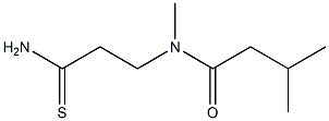 N-(2-carbamothioylethyl)-N,3-dimethylbutanamide 구조식 이미지