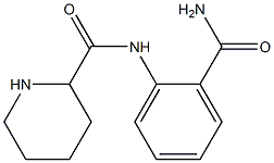 N-(2-carbamoylphenyl)piperidine-2-carboxamide 구조식 이미지