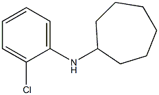 N-(2-chlorophenyl)cycloheptanamine Structure