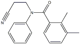 N-(2-cyanoethyl)-2,3-dimethyl-N-phenylbenzamide Structure