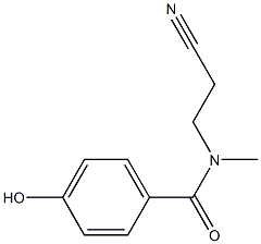 N-(2-cyanoethyl)-4-hydroxy-N-methylbenzamide Structure