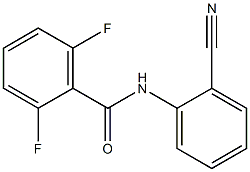 N-(2-cyanophenyl)-2,6-difluorobenzamide Structure