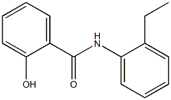 N-(2-ethylphenyl)-2-hydroxybenzamide 구조식 이미지