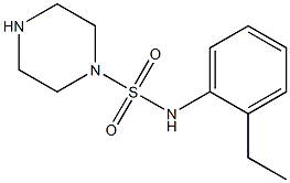 N-(2-ethylphenyl)piperazine-1-sulfonamide 구조식 이미지