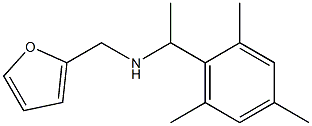 N-(2-furylmethyl)-N-(1-mesitylethyl)amine Structure