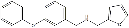 N-(2-furylmethyl)-N-(3-phenoxybenzyl)amine Structure