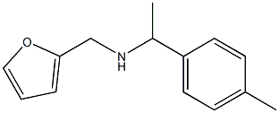 N-(2-furylmethyl)-N-[1-(4-methylphenyl)ethyl]amine Structure