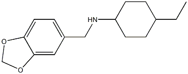 N-(2H-1,3-benzodioxol-5-ylmethyl)-4-ethylcyclohexan-1-amine 구조식 이미지