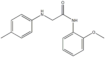 N-(2-methoxyphenyl)-2-[(4-methylphenyl)amino]acetamide Structure