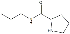 N-(2-methylpropyl)pyrrolidine-2-carboxamide 구조식 이미지