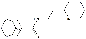 N-(2-piperidin-2-ylethyl)adamantane-1-carboxamide Structure