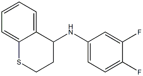 N-(3,4-difluorophenyl)-3,4-dihydro-2H-1-benzothiopyran-4-amine Structure