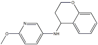 N-(3,4-dihydro-2H-1-benzopyran-4-yl)-6-methoxypyridin-3-amine 구조식 이미지