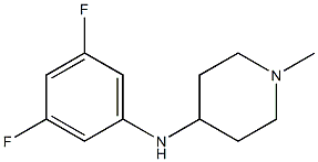 N-(3,5-difluorophenyl)-1-methylpiperidin-4-amine Structure