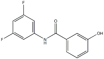 N-(3,5-difluorophenyl)-3-hydroxybenzamide Structure