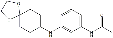 N-(3-{1,4-dioxaspiro[4.5]decan-8-ylamino}phenyl)acetamide Structure