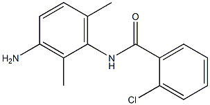 N-(3-amino-2,6-dimethylphenyl)-2-chlorobenzamide 구조식 이미지