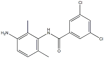 N-(3-amino-2,6-dimethylphenyl)-3,5-dichlorobenzamide 구조식 이미지