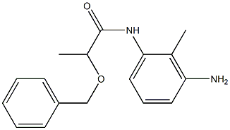 N-(3-amino-2-methylphenyl)-2-(benzyloxy)propanamide Structure