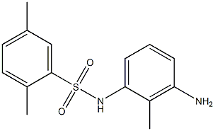 N-(3-amino-2-methylphenyl)-2,5-dimethylbenzene-1-sulfonamide Structure