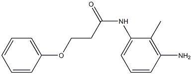 N-(3-amino-2-methylphenyl)-3-phenoxypropanamide Structure