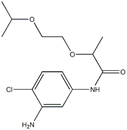 N-(3-amino-4-chlorophenyl)-2-[2-(propan-2-yloxy)ethoxy]propanamide Structure