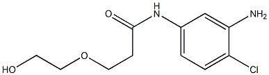 N-(3-amino-4-chlorophenyl)-3-(2-hydroxyethoxy)propanamide Structure