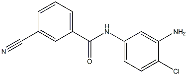 N-(3-amino-4-chlorophenyl)-3-cyanobenzamide 구조식 이미지