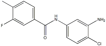 N-(3-amino-4-chlorophenyl)-3-fluoro-4-methylbenzamide 구조식 이미지