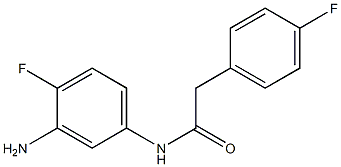 N-(3-amino-4-fluorophenyl)-2-(4-fluorophenyl)acetamide Structure