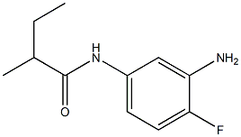 N-(3-amino-4-fluorophenyl)-2-methylbutanamide Structure