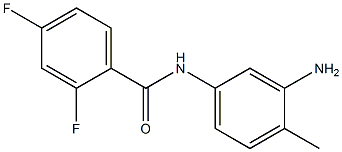 N-(3-amino-4-methylphenyl)-2,4-difluorobenzamide 구조식 이미지