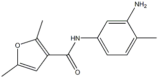 N-(3-amino-4-methylphenyl)-2,5-dimethyl-3-furamide Structure